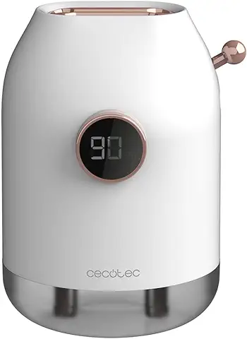 Cecotec Humidificador Difusor de Aromas sin Cables PureAroma 550 Cordless. 5000 mAh, 3 Modos de Funcionamiento, Doble Salida, Depósito de 550ml, con Batería y Pantalla, Aromaterapia  