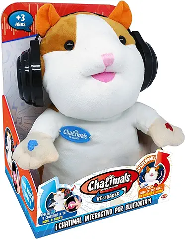 Chatimals, Mascota Interactiva para Niños y Niñas, Hamster Divertido que Repite lo que Dices y Reproduce Música Mientras Baila (Bizak 63070640)  