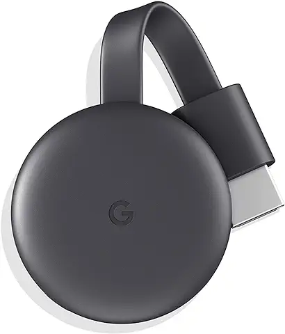 Chromecast con Google TV - Entretenimiento en Streaming, en tu TV y con Búsqueda por Voz - Disfruta de Películas, Series y Netflix en 1080p con HDR - Fácil de Instalar  