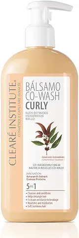 Clearé Institute - Bálsamo Co Wash para Cabello Rizado | Limpiador Cowash para Método Curly | Limpia, Acondiciona, Nutre y Define tus Rizos | 98% Ingredientes Naturales | 330ml  