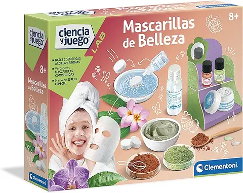 Clementoni-55351 - Mascarilla de Belleza - Juego Científico a Partir de 8 Años  