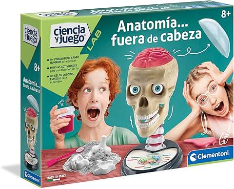 Clementoni - Anatomía - Juego Científico a Partir de 7 Años; Juguete en Español (55416)  