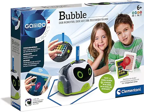 Clementoni- Galileo Bubble - Robot Programable para Niños a Partir de 8 Años, Multicolor, 9,3x41,8x27,8 (59231)  