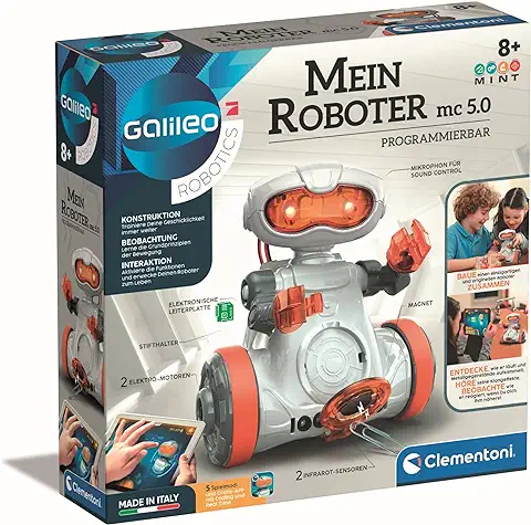 Clementoni Galileo MC 5.0-Robot Programable para Niños a Partir de 8 Años (59158)  