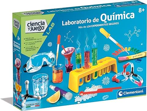 Clementoni - Laboratorio de Quimica - juego científico totalmente seguro, a partir de 8 años, juguete en español (55082)