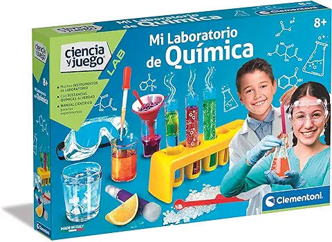 Clementoni - Mi Laboratorio de Quimica - Juego Científico a Partir de 8 Años, Juguete en Español (55287)  