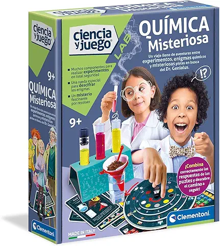 Clementoni - Química Misteriosa - Juego Científico a Partir de 8 Años, Juguete en Español (55415)  