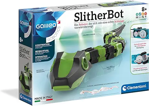 Clementoni Roboter Galileo SlitherBot-Robot para Niños a Partir de 8 Años, Multicolor, ‎27.6 x 6 x 18.8 cm (59212)  