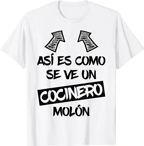 Cocinero Molón Regalo Divertido Chef Cocinar Gastronomía Camiseta  