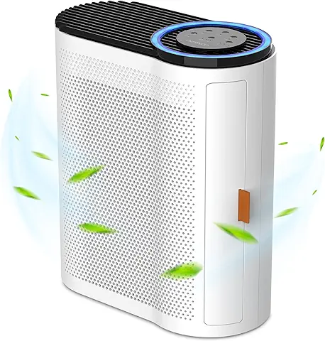 CONOPU Purificador De Aire Con Filtro Hepa H13, CADR 230m³/h, up to 100㎡, Air Purifier Monitores De Calidad Del Aire En Tiempo Real, Purificador De Aire Para Alergias Esterilización Ultravioleta  