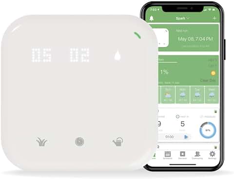 Controlador de Riego Inteligente Netro Spark con Wifi, Previsión Meteorológica, Acceso Remoto (16 Zonas)  