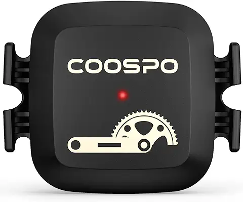 COOSPO Sensor de Velocidad/Cadencia para Ciclismo y Bicicleta con Doble Módulo Bluetooth 4.0 Ant+ para la Computadora de la Bici Teléfono Inteligente  