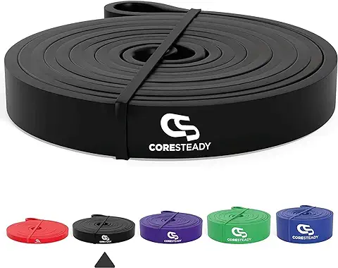 Coresteady Gomas Elásticas de Musculación - Banda Elástica de Goma para Hombres y Mujeres - Entrenamiento, Ejercicios y Dominadas Asistidas  