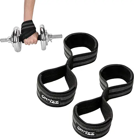 Correas de Levantamiento de Pesas 1 Par Mujeres Hombres Correas Culturismo Antideslizante Correas Acolchadas por Gimnasio Peso Levantamiento Culturismo Fuerza Capacitación Straps Powerlifting  