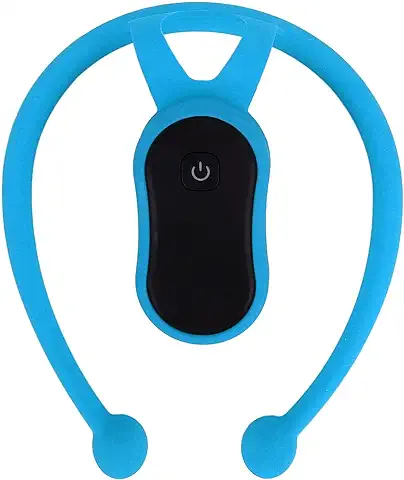 Corrector de Postura para Mujeres y Hombres, Entrenador de Postura con Recordatorio de Vibración, Corrector de Postura de Espalda Ajustable y Alivio del Dolor del Cuello(Azul - Vibración)  