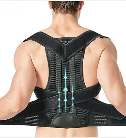 Corrector Postura Espalda para Hombre y Mujer, Mantiene la Espalda Recta y una Buena Postura de la Columna Vertebral - Previene Lesiones de Espalda, Cuello y Hombros -Rectificador de Espalda. (XL)  