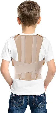 Corrector Postural; Soporte para Espalda; para Niños y Adolescentes, Jóvenes y Adultos Medium Beige  