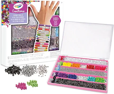 CRAYOLA Creations - Set Perlitas, CREA Tus Pulseras, Actividad Creativa y Idea de Regalo para Niñas, a Partir de 8 Años, 04-4666  