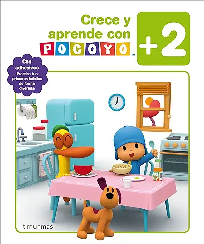 Crece y Aprende con Pocoyó +2: Con Adhesivos. Practica tus Primeros Hábitos de Forma Divertida  