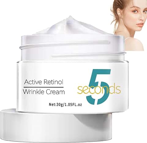 Crema Facial Regeneradora Retinol,Crema Regenerativa de Retinol,Crema de Piel Anti-Envejecimiento Retinol,Retinol Anti Aging Crema,Crema de Retinol para Rostro,Reducción Arrugas y Líneas Finas,30G  