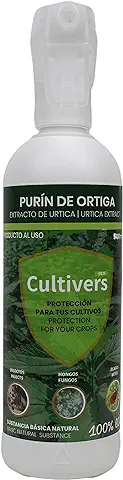 CULTIVERS Purín de Ortiga Ecológico de 500 ml. Acción Insecticida, Fungicida, Acaricida Natural para Plantas de Interior y Exterior. Control de Plagas y Hongos. Producto Listo Uso  