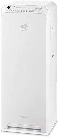 Daikin Purificador de Aire y Humidificador - con Filtro HEPA - Eliminador de Virus, Fiebre del Heno, Polen y Polvo - Tecnología Flash Streamer - Monitoreo de la Calidad del Aire - Hasta 82m² - MCK55W  