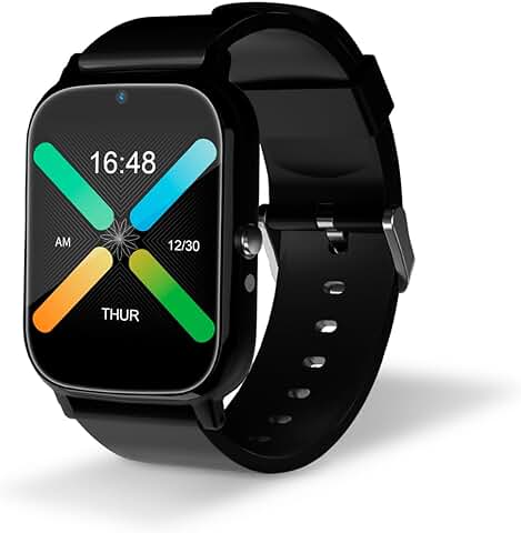 DCU TECNOLOGIC - Smartwatch Sénior con GPS y Videollamadas 4G - Reloj Inteligente con Pantalla IPS Full Touch de 1,69’’ - IPX6 Impermeable - Ideal para Adulto Mayor - Color Negro  