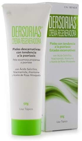 DERSORIAS Crema Regeneradora Pieles con Psoriasis y Estados Descamativos 50 gr - Salicilico + Niacinamida + Alantoína + Rosa Mosqueta - Sin Corticoides - Farmacéutico  