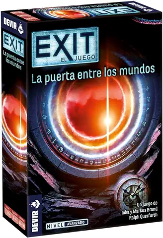 Devir - Exit: La Puerta Entre los Mundos, Juego de Mesa, Escape Room, Juegos de Mesa con Amigos, Juegos de Misterio (BGEXIT18SP)  