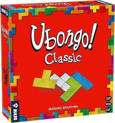 Devir - Ubongo, Juego de Mesa con Amigos para Fiestas, 8 Años (BGUBON)  