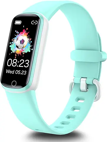 DIGEEHOT Pulsera Actividad para Niños Niñas, Reloj Inteligente Impermeable IP68, 11 Modos Deportivo Smartwatch con Podómetro Pulsómetros Monitor de Sueño Contador de Caloría (Verde)  