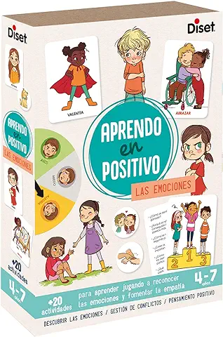 Diset - Aprendo en Positivo Las Emociones, Juego Educativo a Partir de 4 Años  