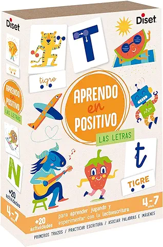 Diset - Aprendo en Positivo Las Letras, Juego Educativo a Partir de 4 Años  