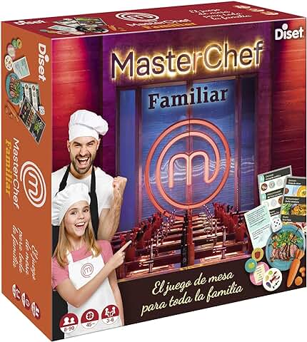 Diset - Masterchef, Juego de mesa Familiar Basado en el Programa de Televisión, 6 Jugadores, a Partir de 10 Años  