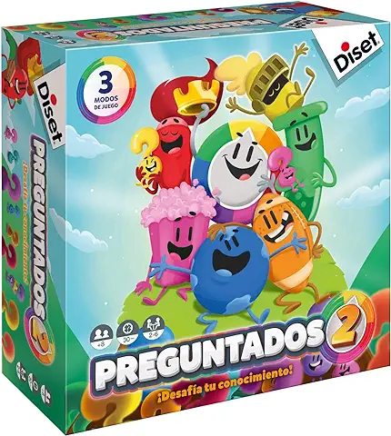 Diset - Preguntados 2, Juego de mesa Familiar a Partir de 8 Años  