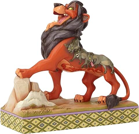 Disney Traditions, Figura de Scar de El Rey León, Enesco, Talla única  