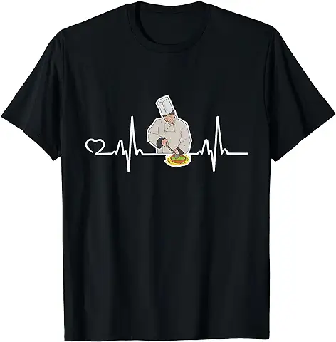 Divertido Cocinero Gráfico de Cocina Chef Camiseta  