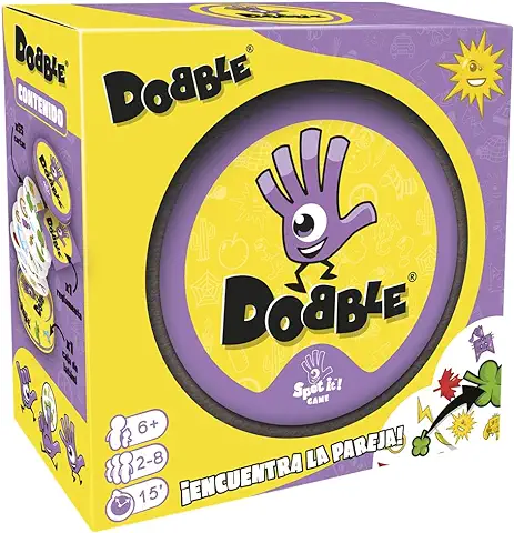 Dobble - Juego de Cartas en Español y Portugués  