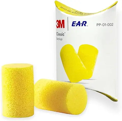 Dpm Tapes - 3M Earplugs - Tapones para los Oídos para cada uso Diario de Espuma – Para Dormir, Trabajar, Roncar, Perforar, Estudiar, Moler, Trabajar, Lisiar, Soldar, Amarillo (50 Pares)  