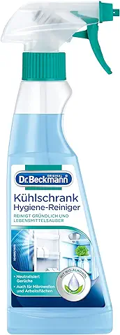 Dr. Beckmann Limpiador higiénico para frigorífico, limpia y neutraliza los olores, con alcohol orgánico, 1 x 250 ml