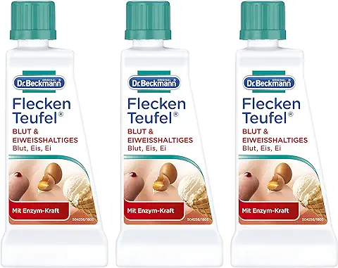 Dr. Beckmann Manchas Teufel Sangre, Leche, Proteínas, 3 Pack (3 x 50 ml)  