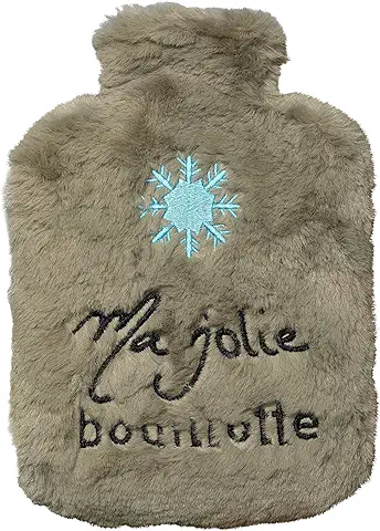 Draeger Paris Toga Bolsa de agua Caliente de Peluche Copo, con Funda de piel Sintética 100% Poliéster Uso Sencillo Reutilizable al Infinito Para Llevar a Cualquier Lugar (76002954)  