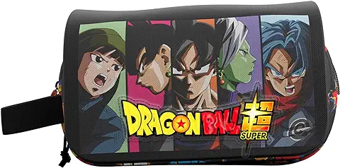 Dragon Ball- Neceser, Bolsa de Aseo, Baño, Viaje, Lonchera, Bolsa Merienda, Multicolor, Producto Oficial (CyP Brands)  