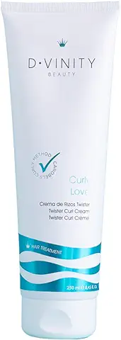 D.Vinity Curly Love - Crema de Rizos, Activador Cabello Rizado, Rizos Ultradefinidos, Secado al Aire, Vegano, Sin Siliconas ni Sulfatos, Método Curly, 250ml  