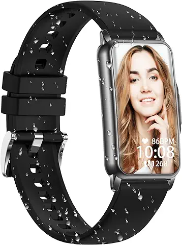 ECOSOON Smartwatch Mujer, Reloj Inteligente Mujer Impermeable IP68 Reloj Digital Mujer con Función Femenina 123 Modos Deportes Pulsómetro Oxímetro Podómetro Monitor de Sueño Smartband para Android iOS  