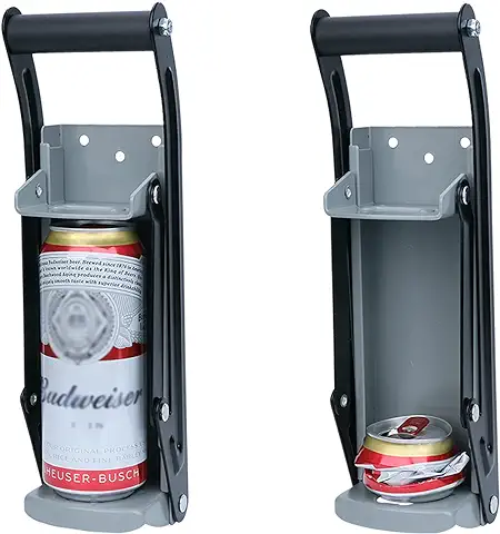 EDATOFLY Compactador Lata Cerveza, 16 oz Trituradora de Lata de Cerveza Ideal Herramientas de Reciclaje para Compactador de Latas de Cerveza Soda  