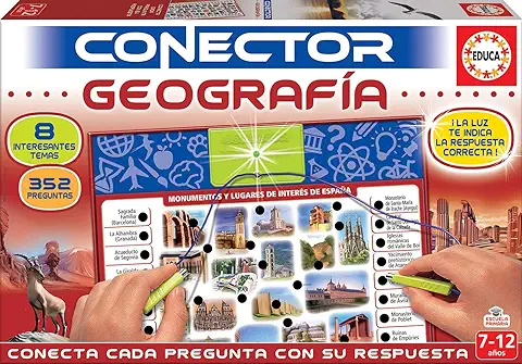 Educa - Geografía Juego Connector para Niños (17204)  