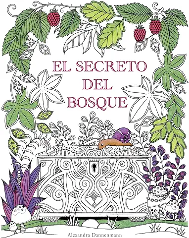 El Secreto del Bosque: Encuentra las Joyas Escondidas. Un Libro para Colorear para Adultos.  