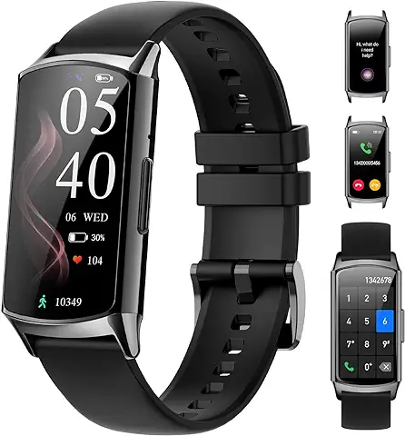 ELEJAFE Reloj Inteligente Hombre Mujer - IP68 Impermeable Smartwatch Hombre con Llamada 114+ Modos Deportivos Pulsera Actividad Podómetro Pulsómetro Monitor de Sueño, Reloj para iOS Android  