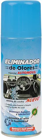 Eliminador de Olores Especial para de Automóvil: Elimina Olores y Humedad, Destruye Hongos y Bacterias, Uso Fácil y Rápido - Aire Fresco y Limpio en Tu Coche 200ml - 1 Unidad  